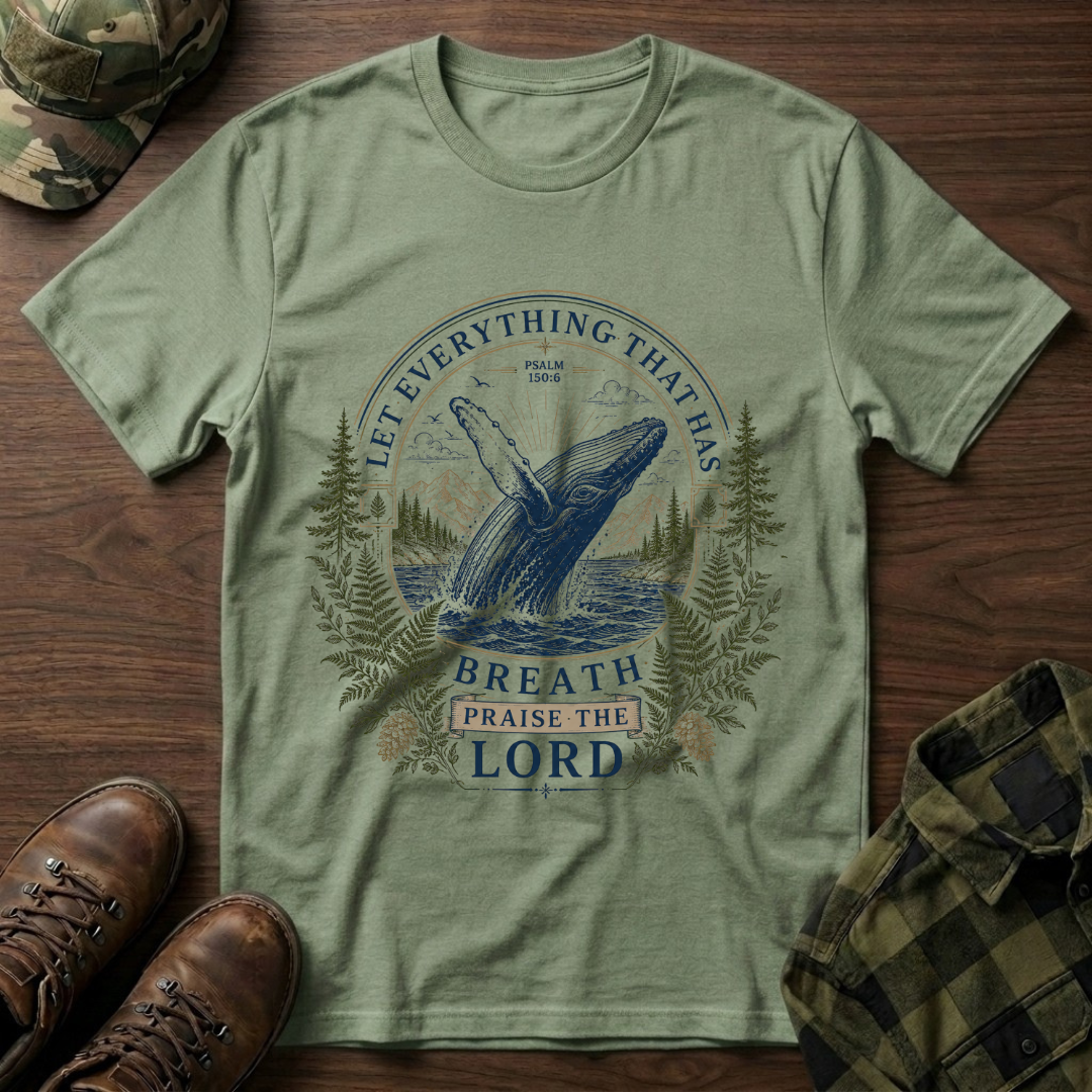 Let Everything that has Breath Praise the Lord Whale T-Shirt