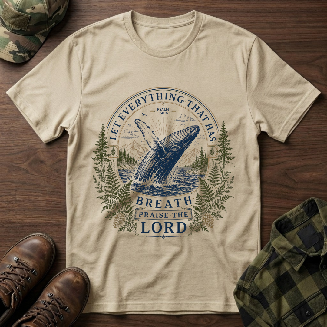 Let Everything that has Breath Praise the Lord Whale T-Shirt