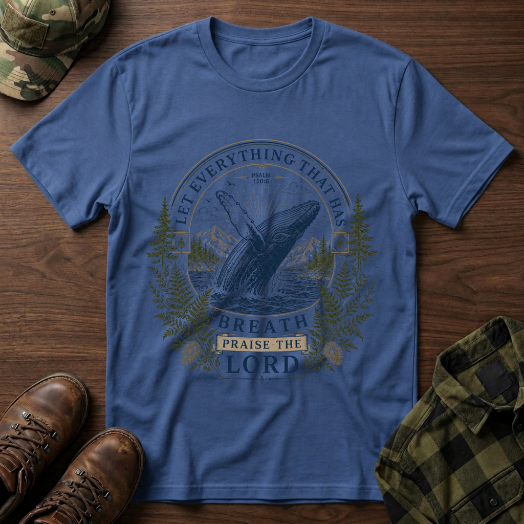 Let Everything that has Breath Praise the Lord Whale T-Shirt