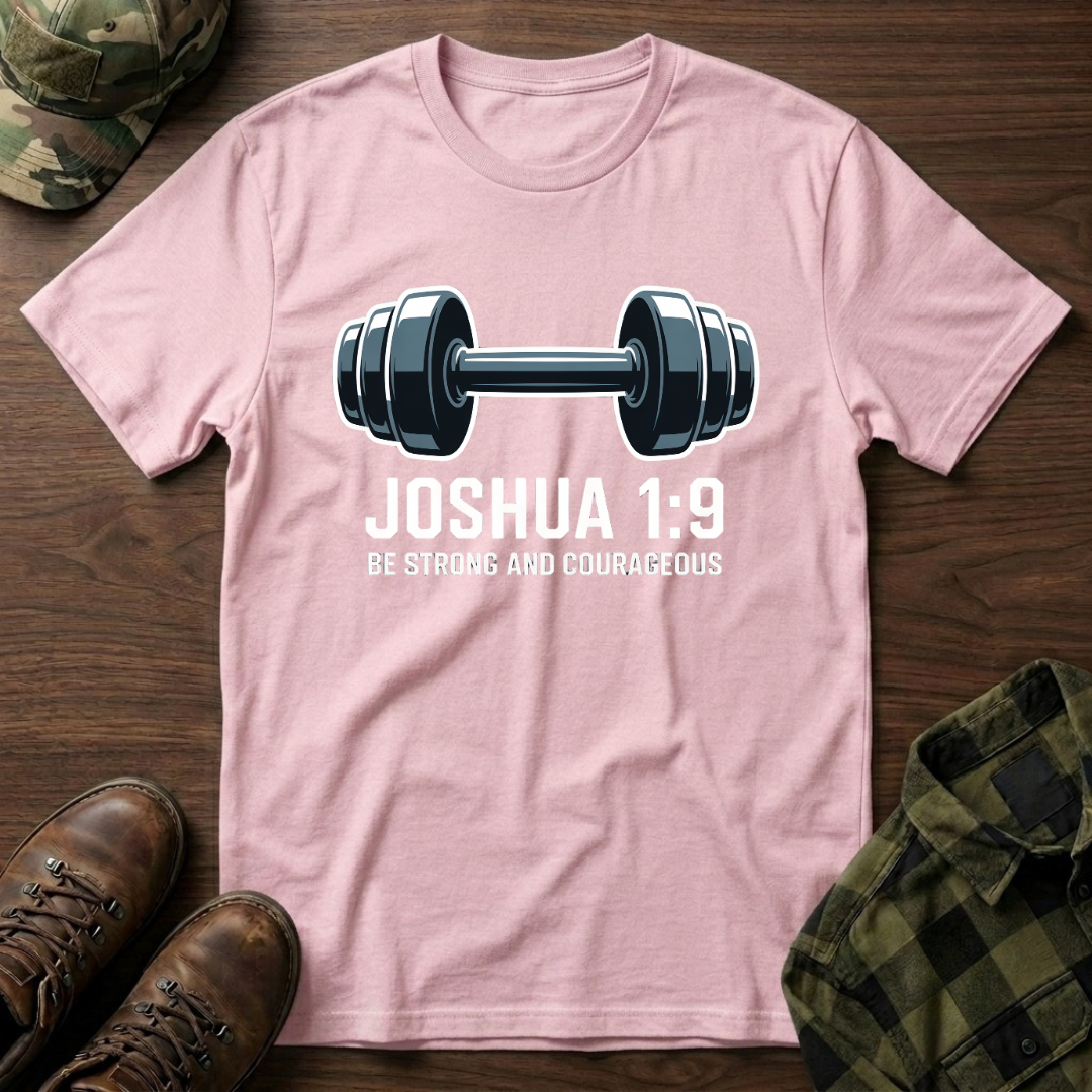 Joshua 1:9 Workout T‑Shirt