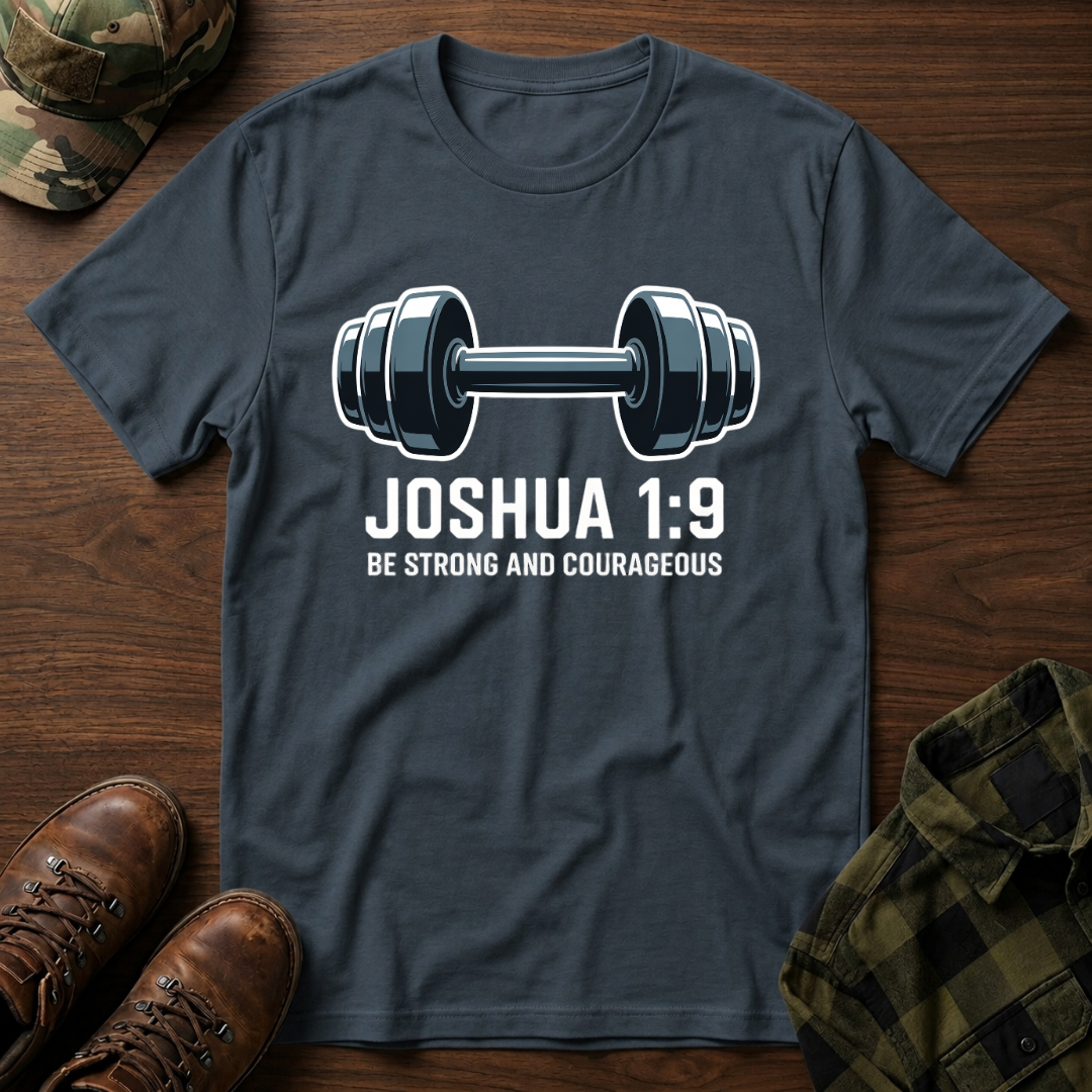 Joshua 1:9 Workout T‑Shirt