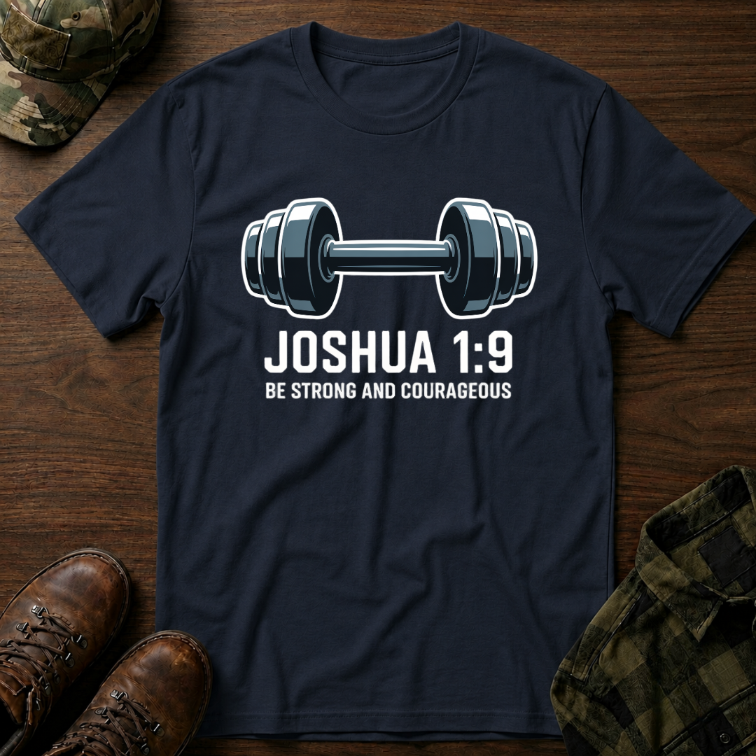 Joshua 1:9 Workout T‑Shirt