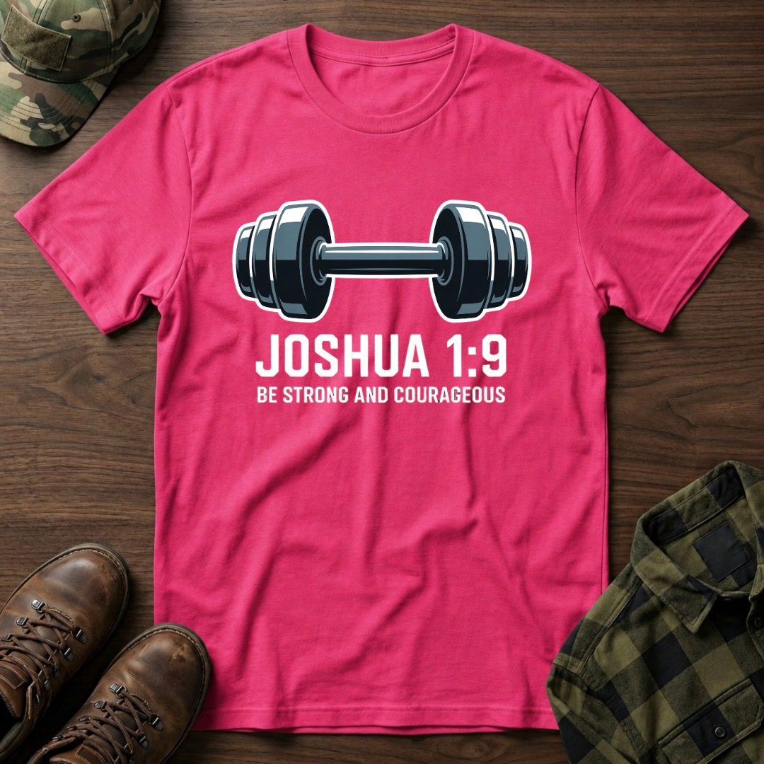 Joshua 1:9 Workout T‑Shirt