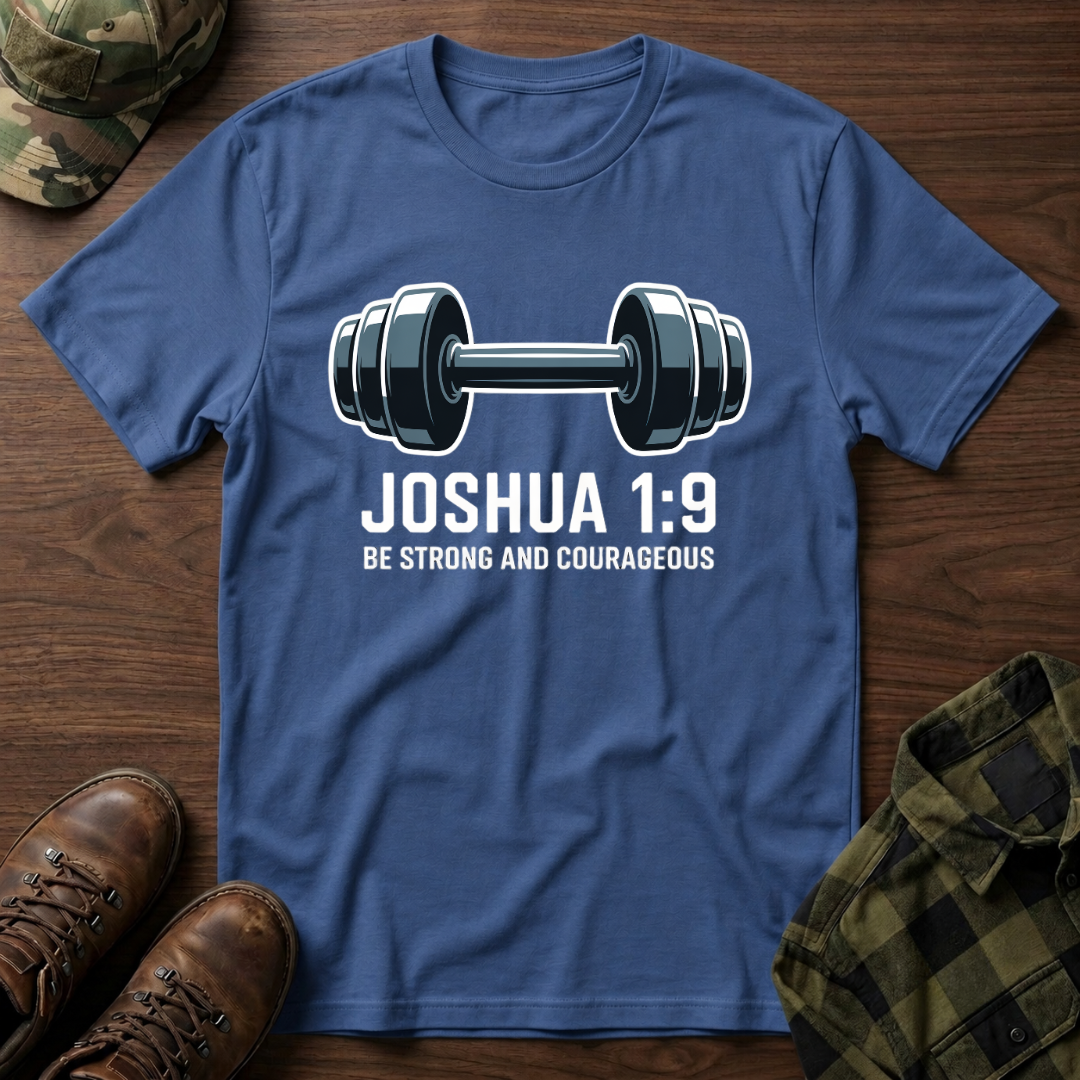 Joshua 1:9 Workout T‑Shirt