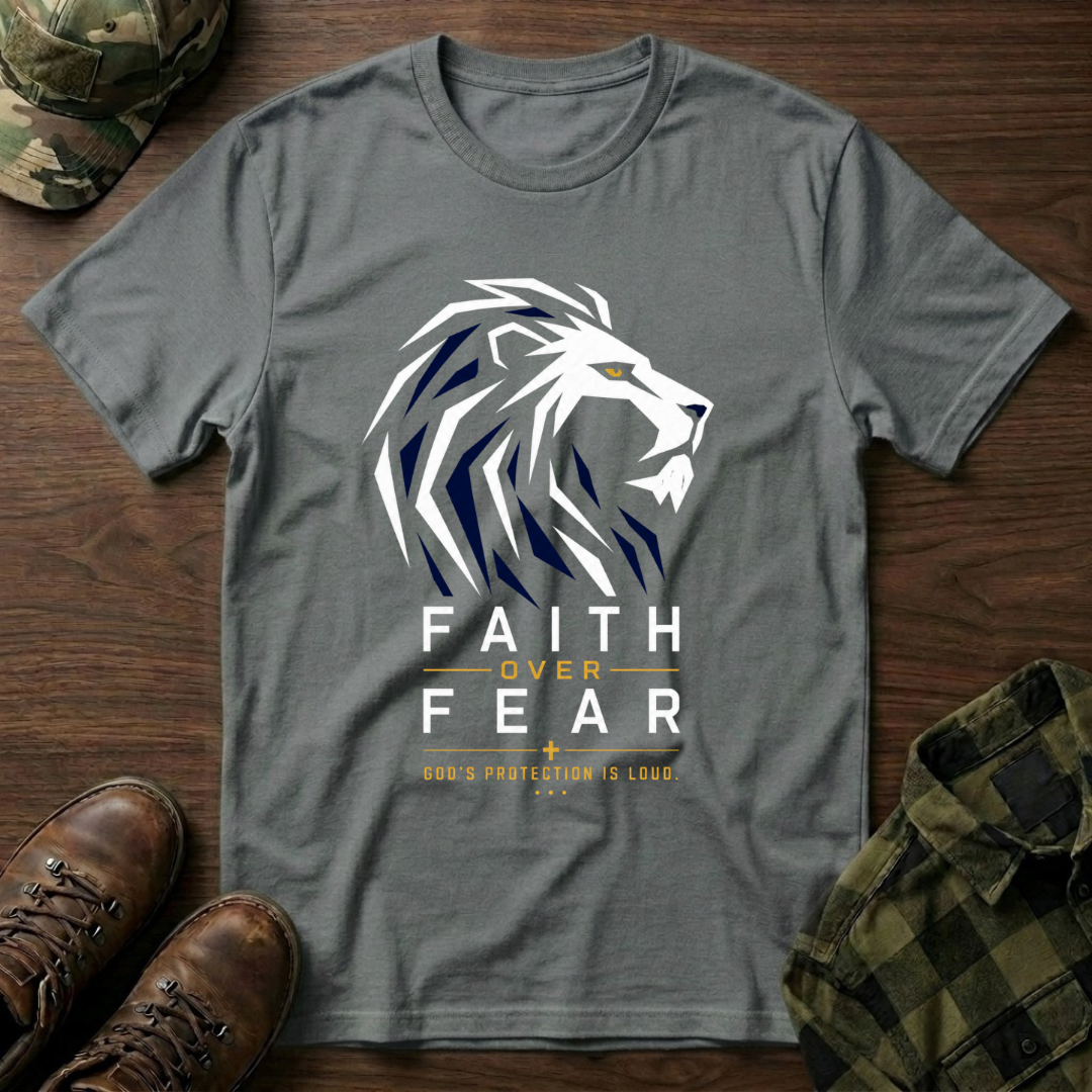Lion of Judah Faith over Fear T-Shirt