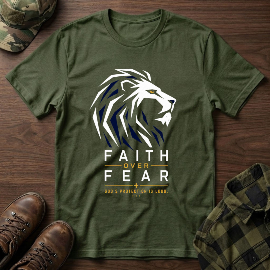 Lion of Judah Faith over Fear T-Shirt