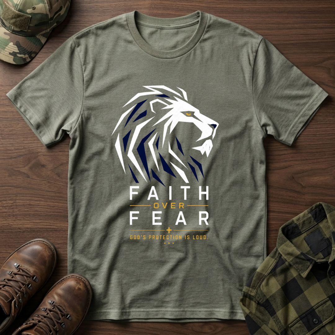 Lion of Judah Faith over Fear T-Shirt