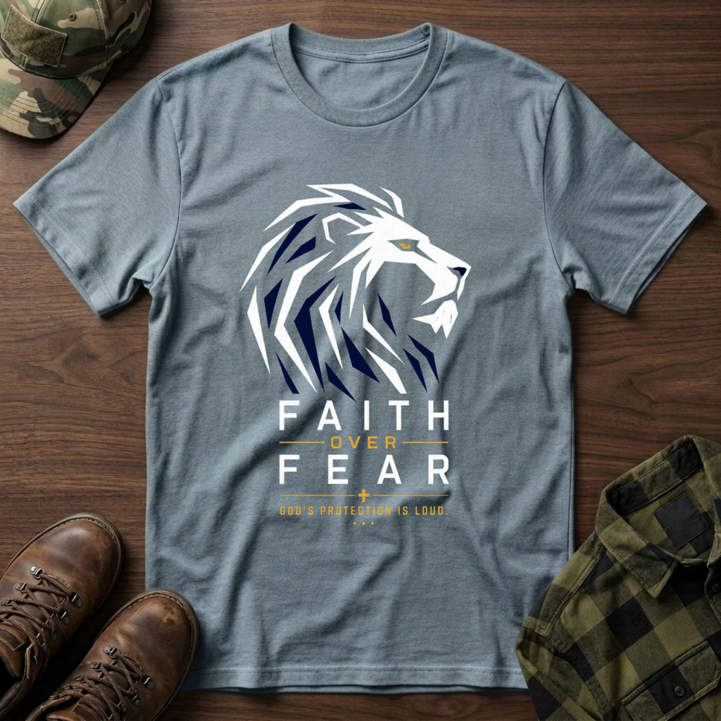 Lion of Judah Faith over Fear T-Shirt