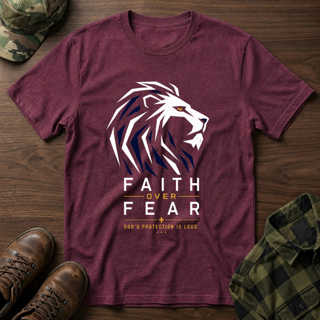 Lion of Judah Faith over Fear T-Shirt