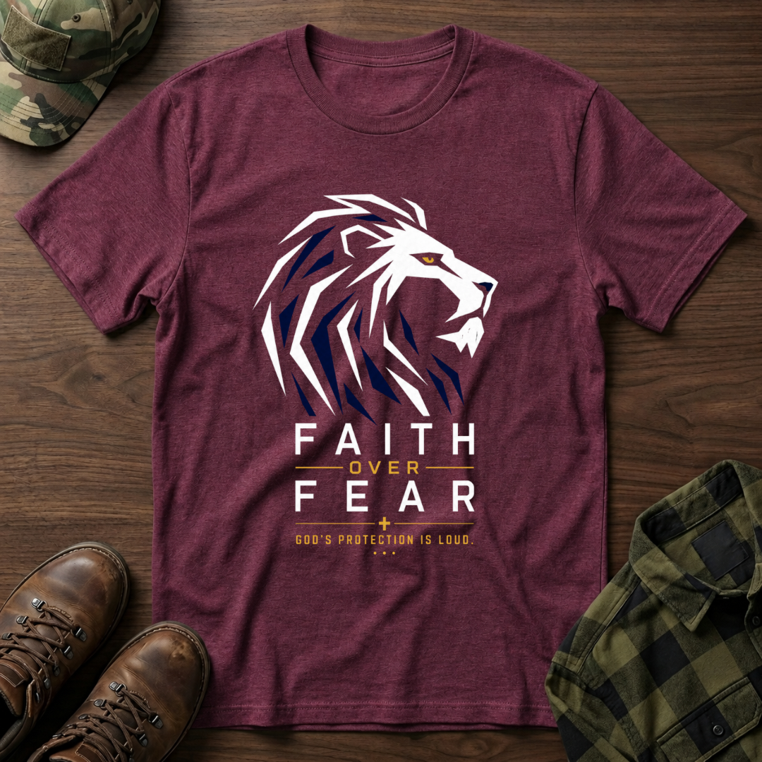 Lion of Judah Faith over Fear T-Shirt