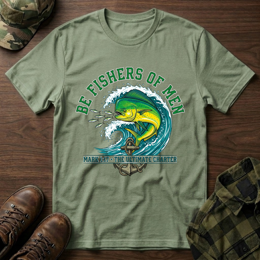 Mahi Jumping Fisher of Men T-Shirt