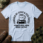 Powered By Jesus and Iced Coffee T-Shirt