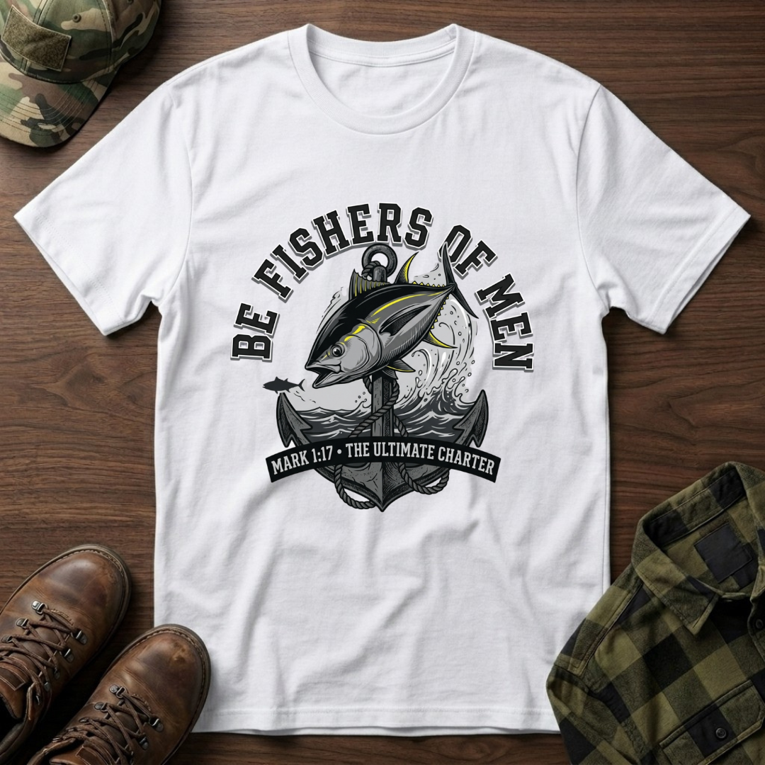 Tuna Anchor Fisher of Men T-Shirt