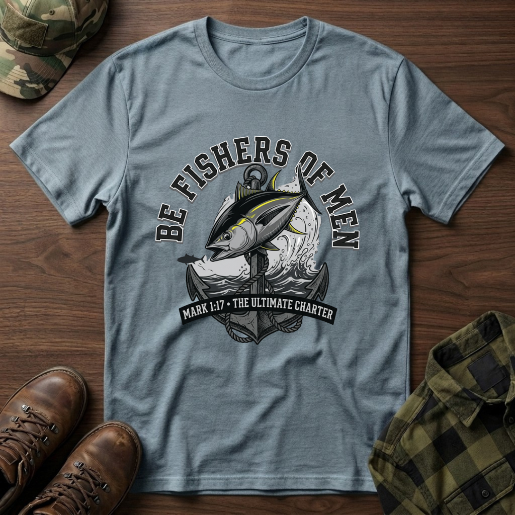 Tuna Anchor Fisher of Men T-Shirt