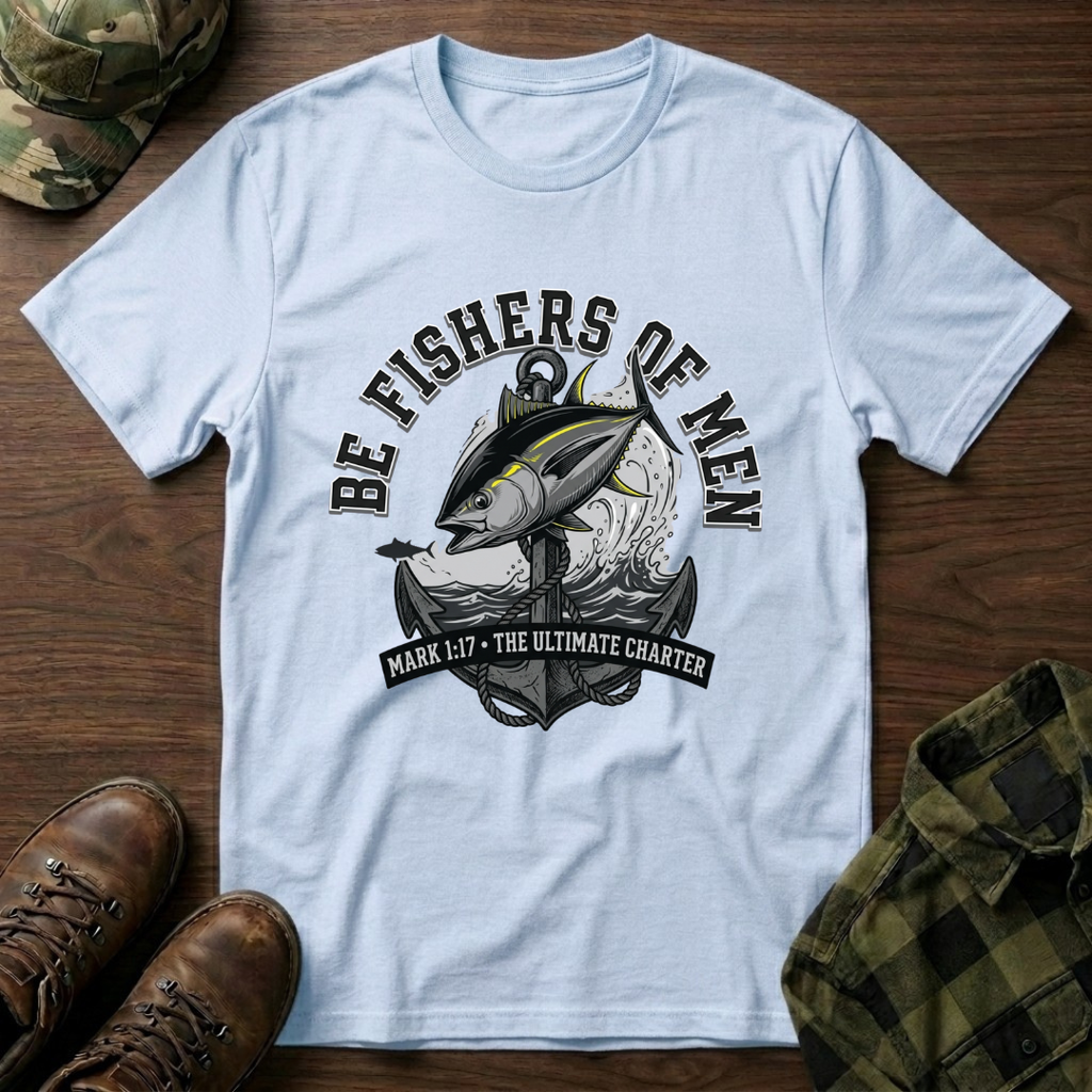 Tuna Anchor Fisher of Men T-Shirt