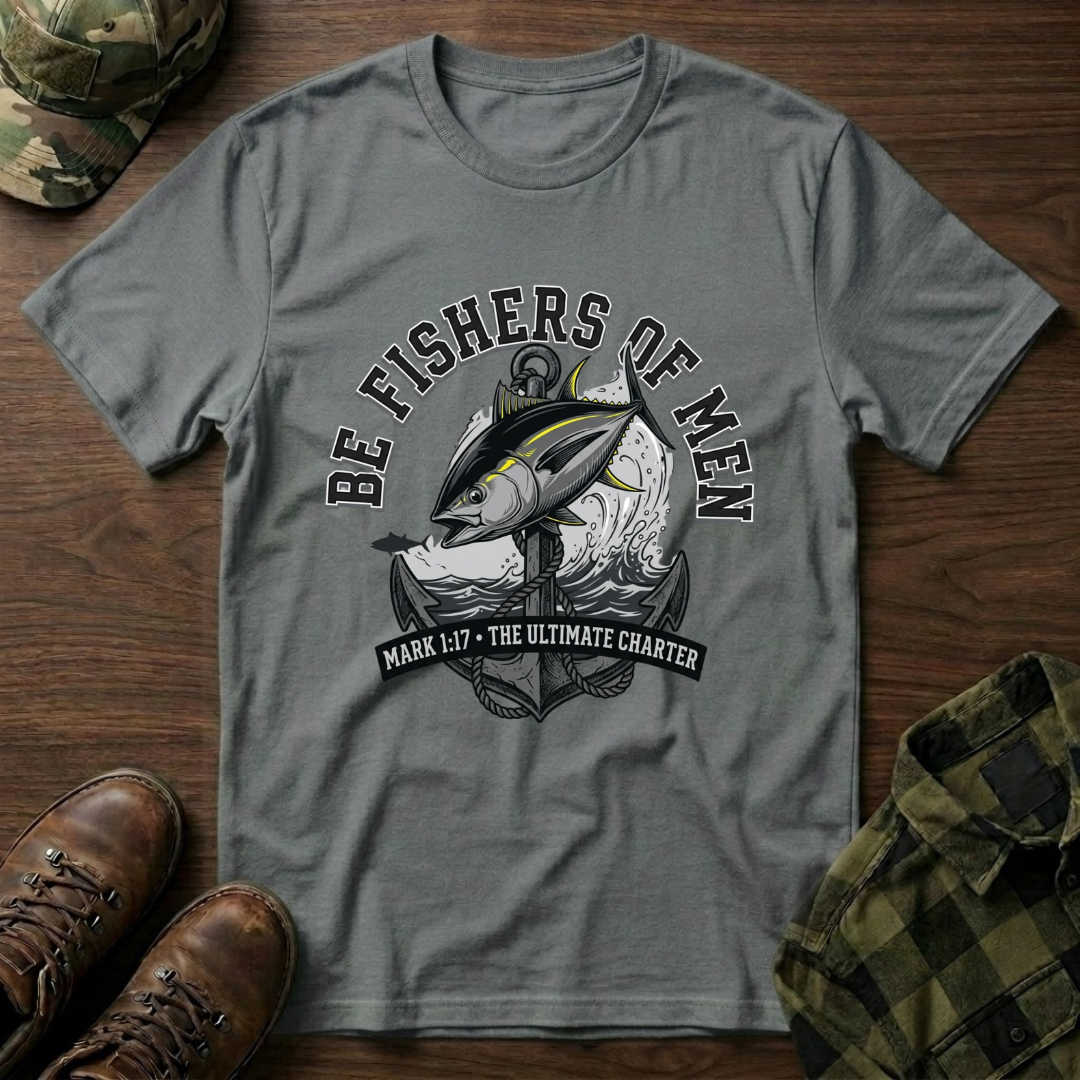 Tuna Anchor Fisher of Men T-Shirt
