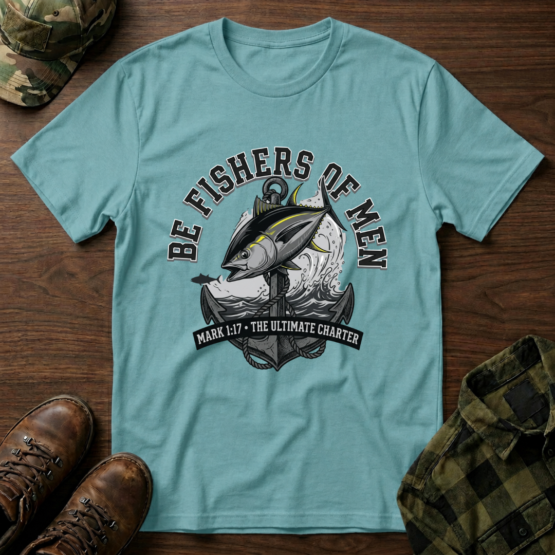 Tuna Anchor Fisher of Men T-Shirt