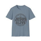 Jesus is Alive Badge T-Shirt