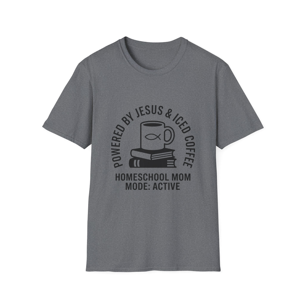 Powered By Jesus and Iced Coffee T-Shirt
