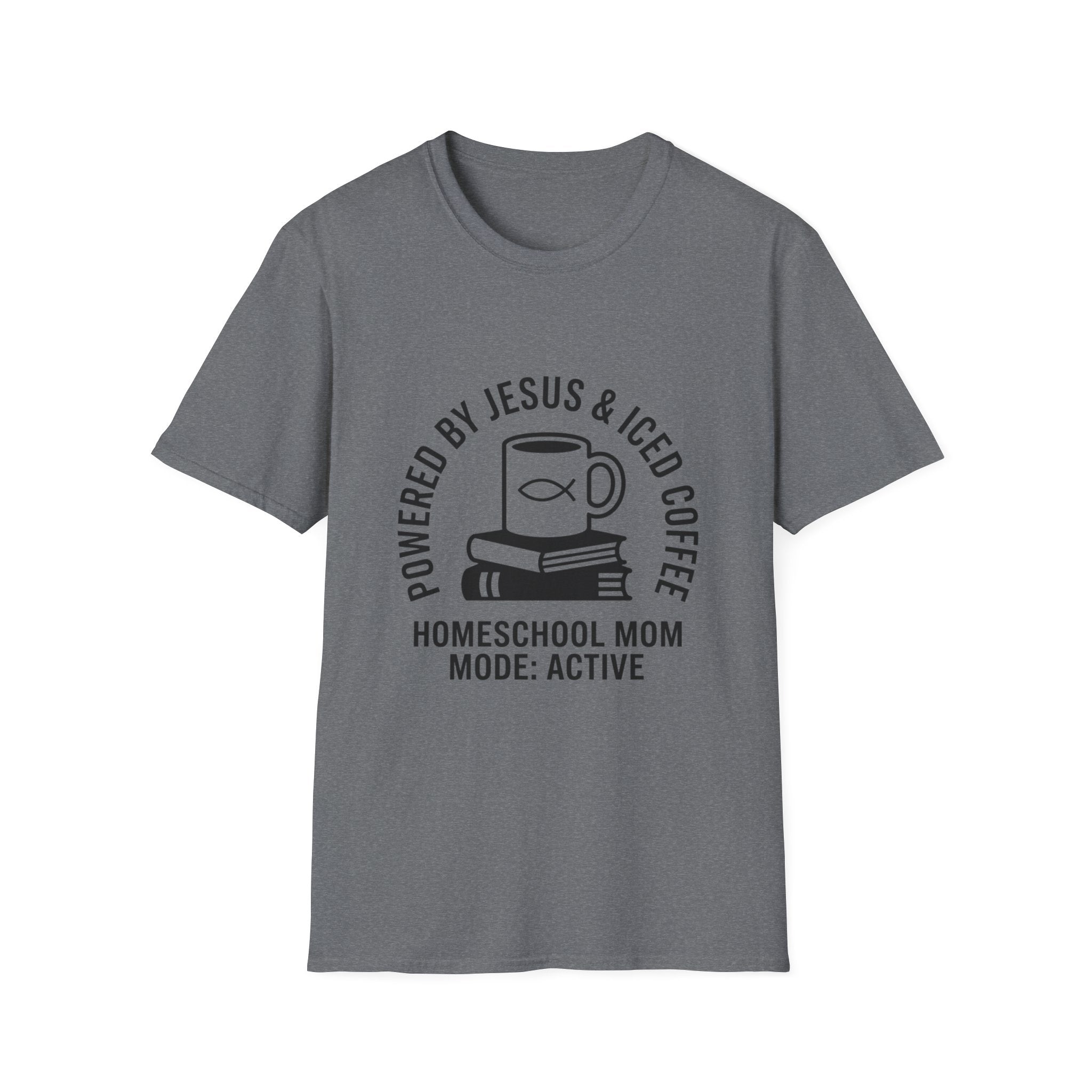 Powered By Jesus and Iced Coffee T-Shirt