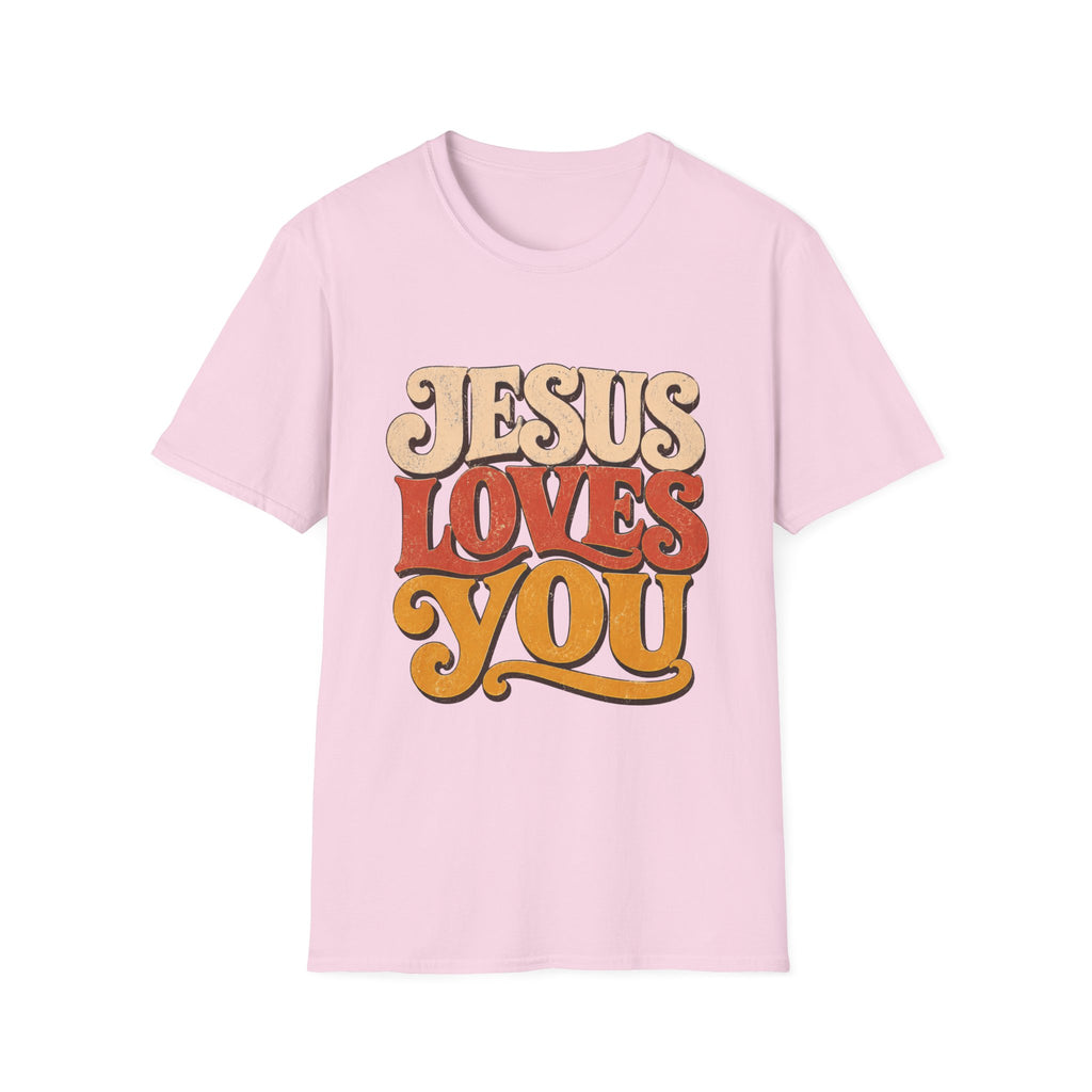 Jesus Loves You 70s T-Shirt