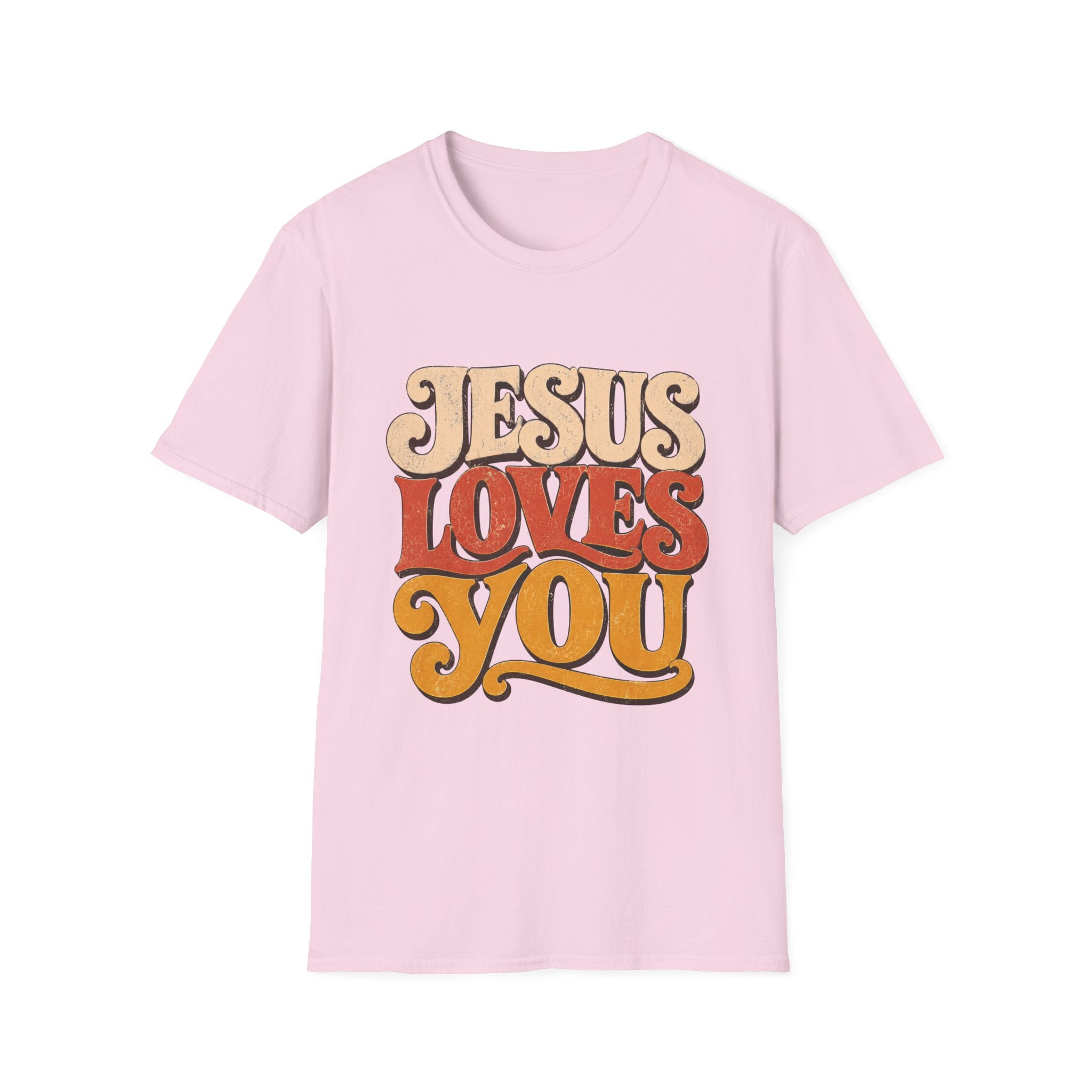 Jesus Loves You 70s T-Shirt
