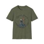 Loves Jesus and America Too Eagle and Cross T-Shirt