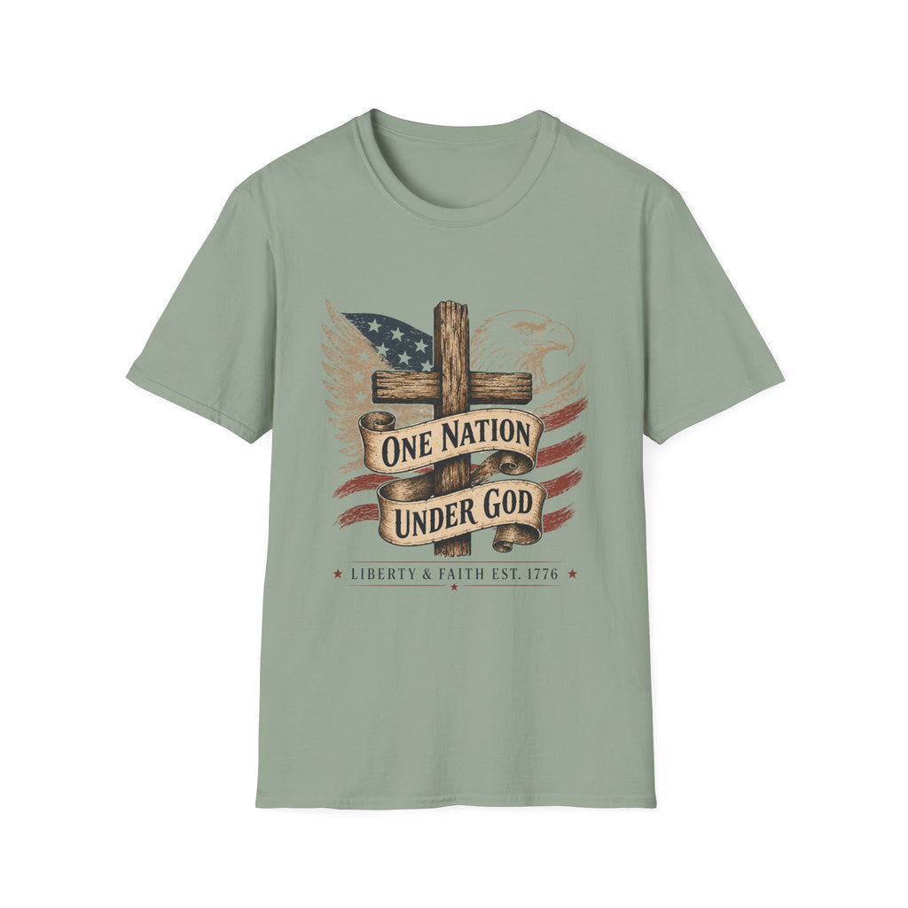 One Nation Under God Cross T-Shirt