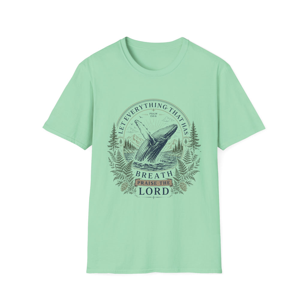 Let Everything that has Breath Prais the Lord Whale T-Shirt