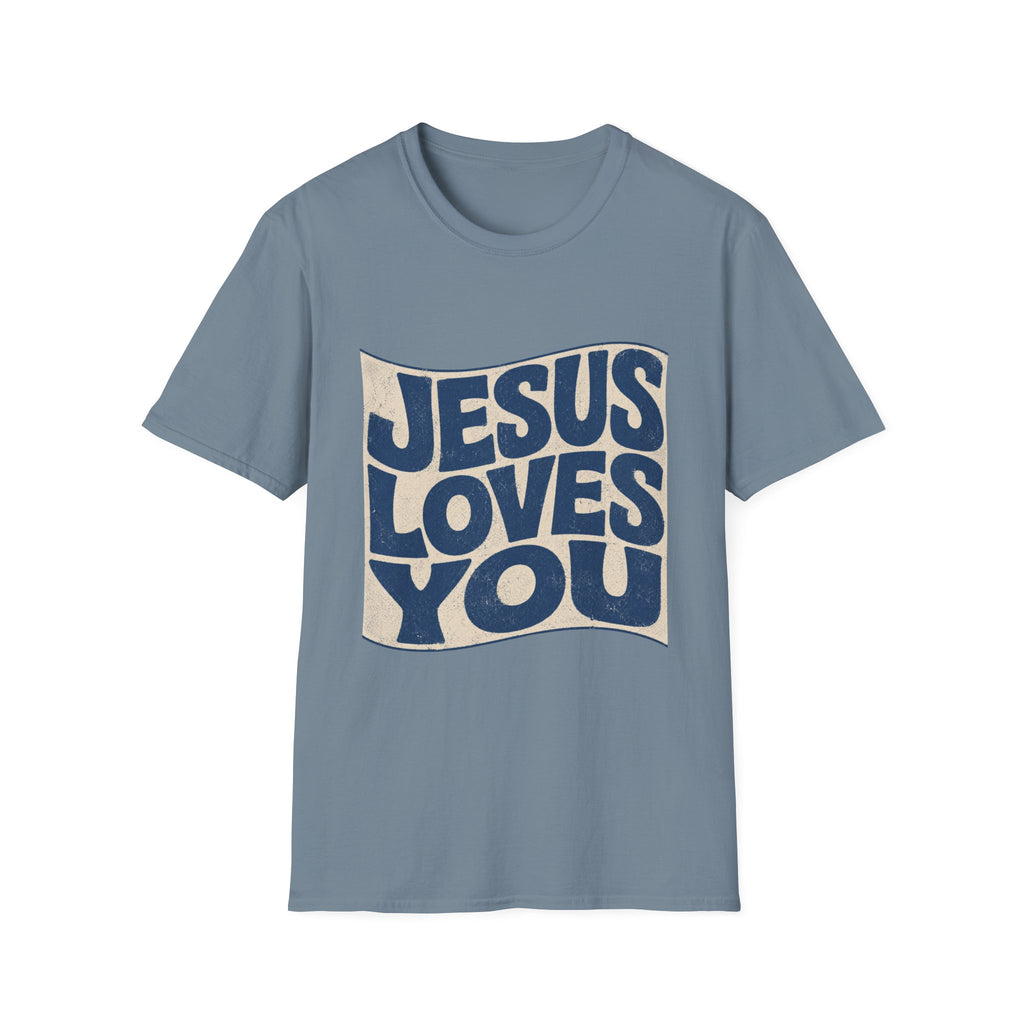Jesus Loves You Wave T-Shirt