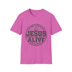 Jesus is Alive Badge T-Shirt