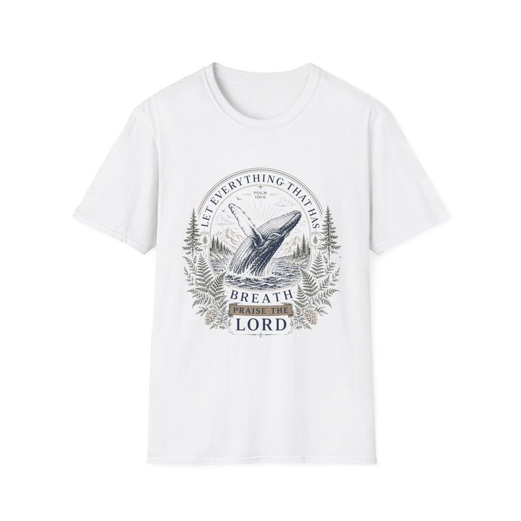 Let Everything that has Breath Prais the Lord Whale T-Shirt