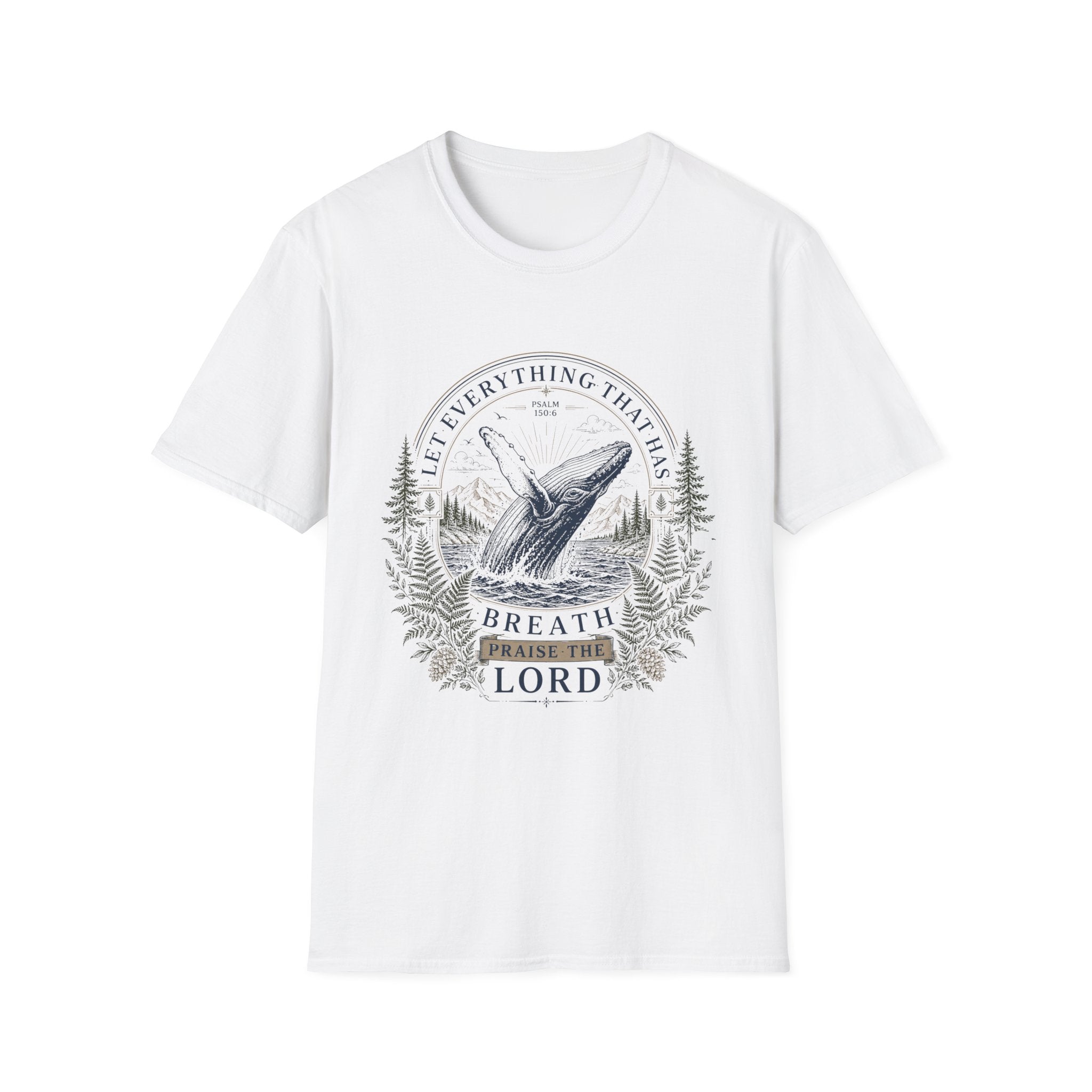 Let Everything that has Breath Prais the Lord Whale T-Shirt