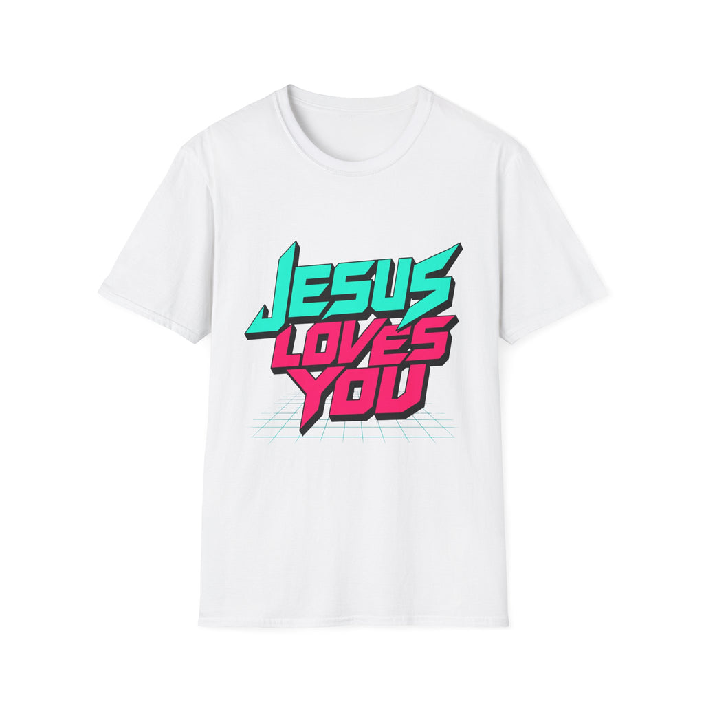 Jesus Loves You Retro T-Shirt