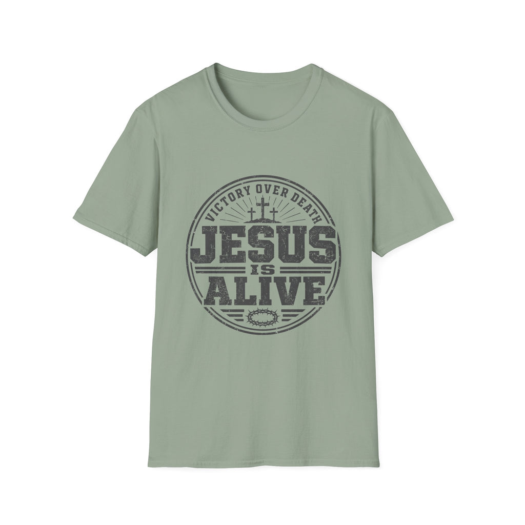 Jesus is Alive Badge T-Shirt