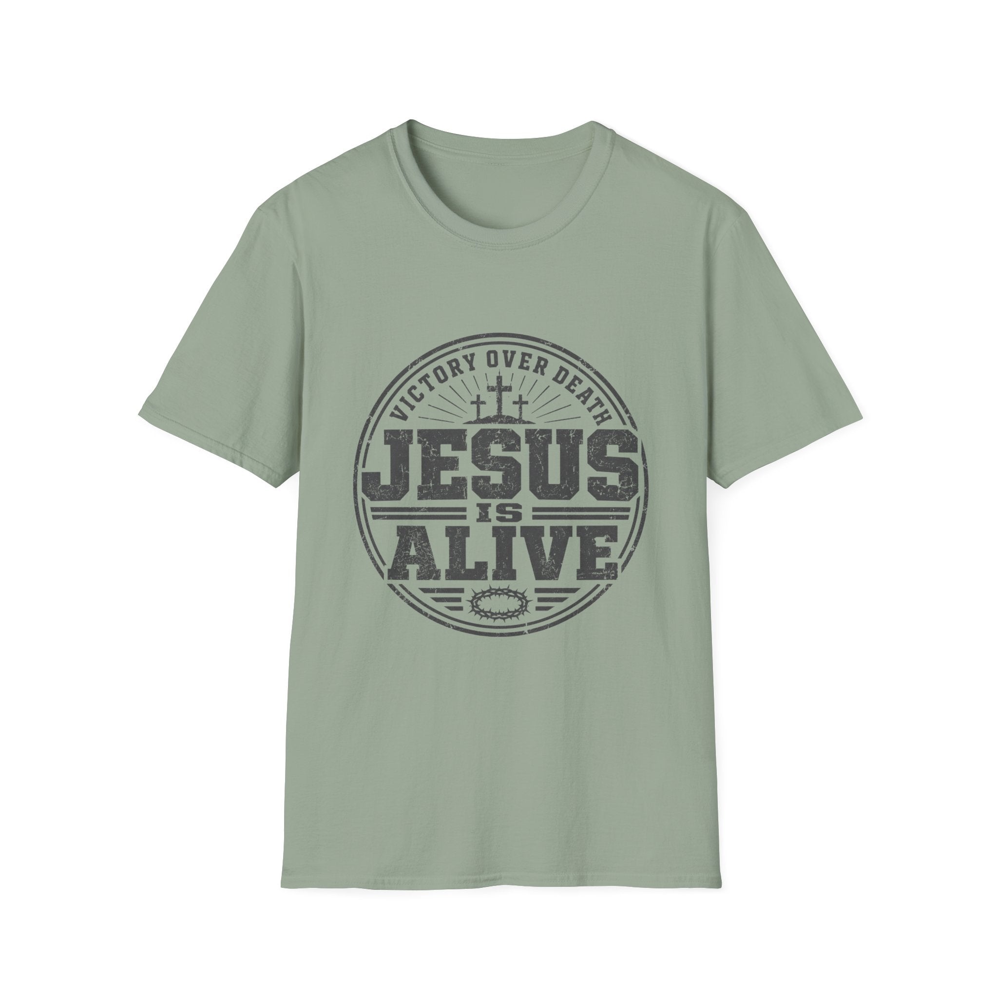 Jesus is Alive Badge T-Shirt