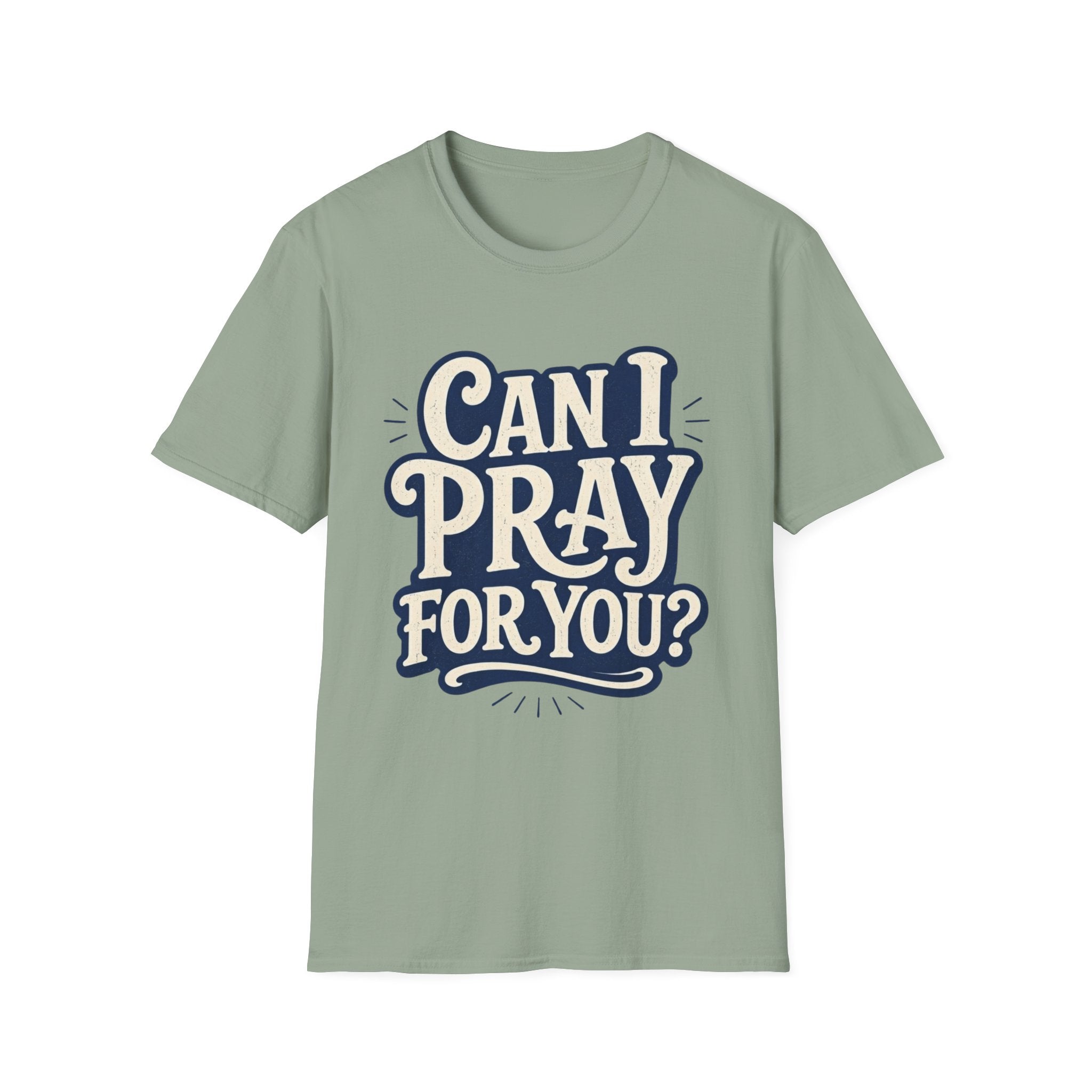 Can I Pray for You Bubble Letter T-Shirt