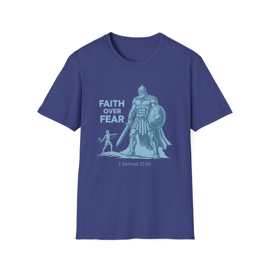 David And Goliath Faith over Fear T-Shirt