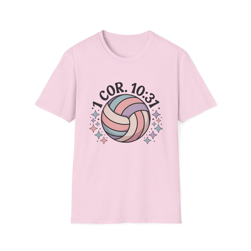1 Corinthians 10:31 Volleyball  T-Shirt