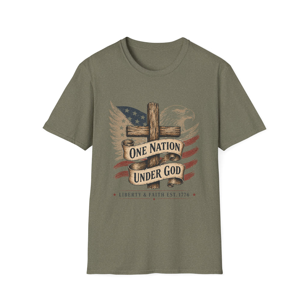 One Nation Under God Cross T-Shirt