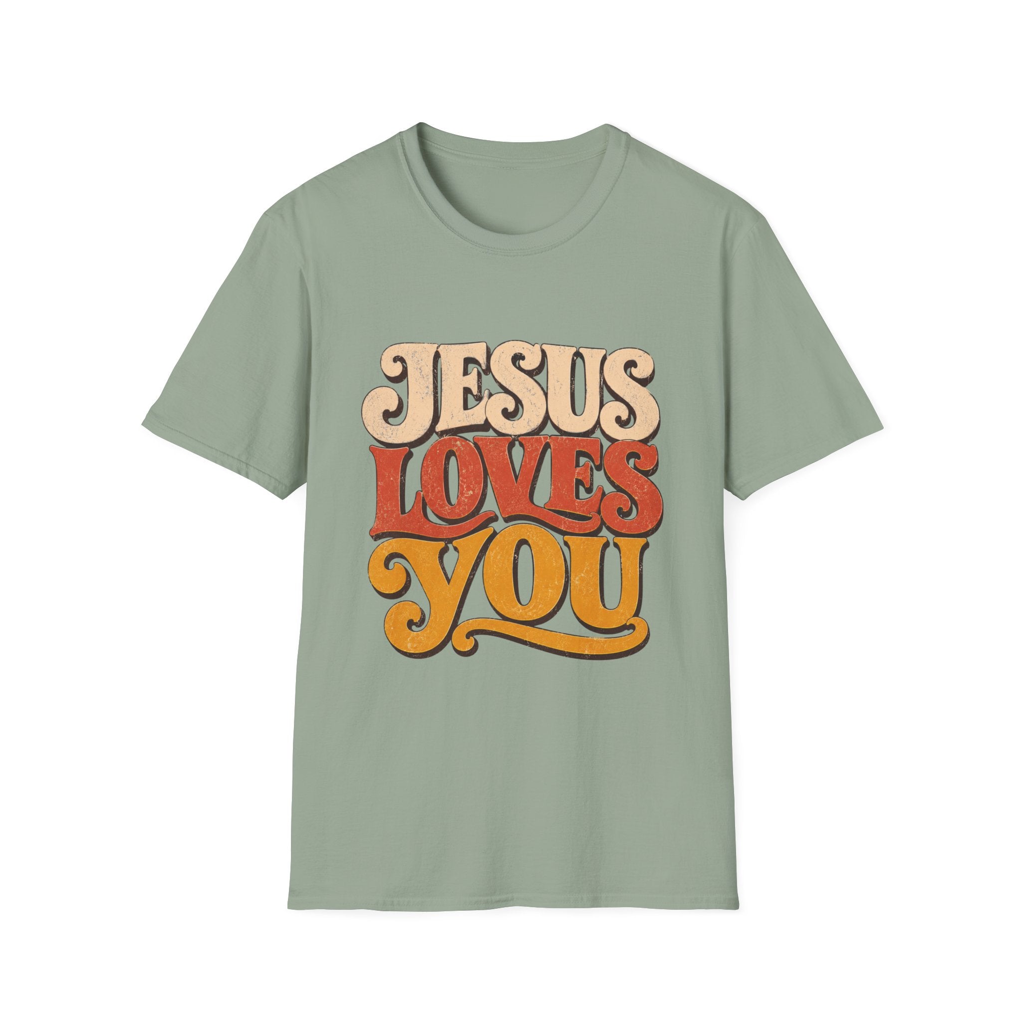 Jesus Loves You 70s T-Shirt
