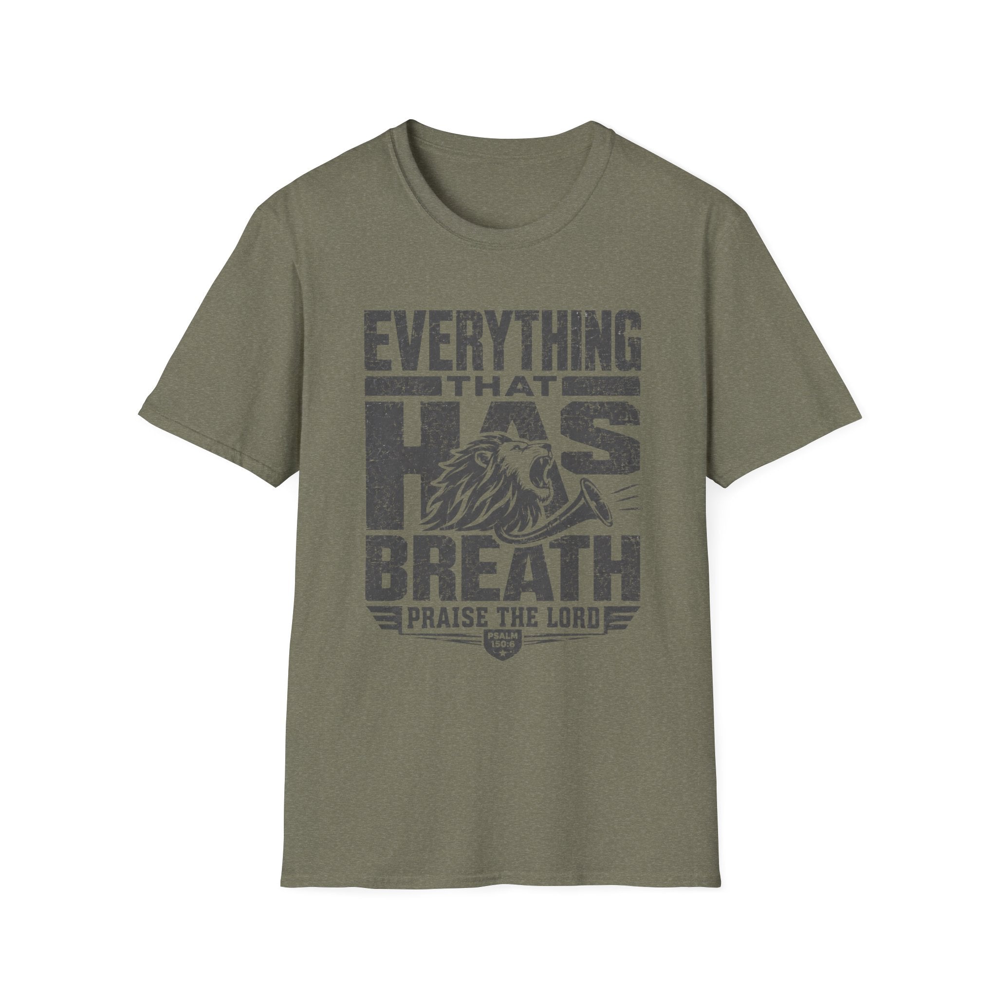 Let Everything that has Breath Praise the Lord Lion T-Shirt