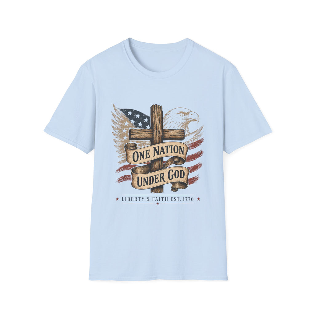 One Nation Under God Cross T-Shirt