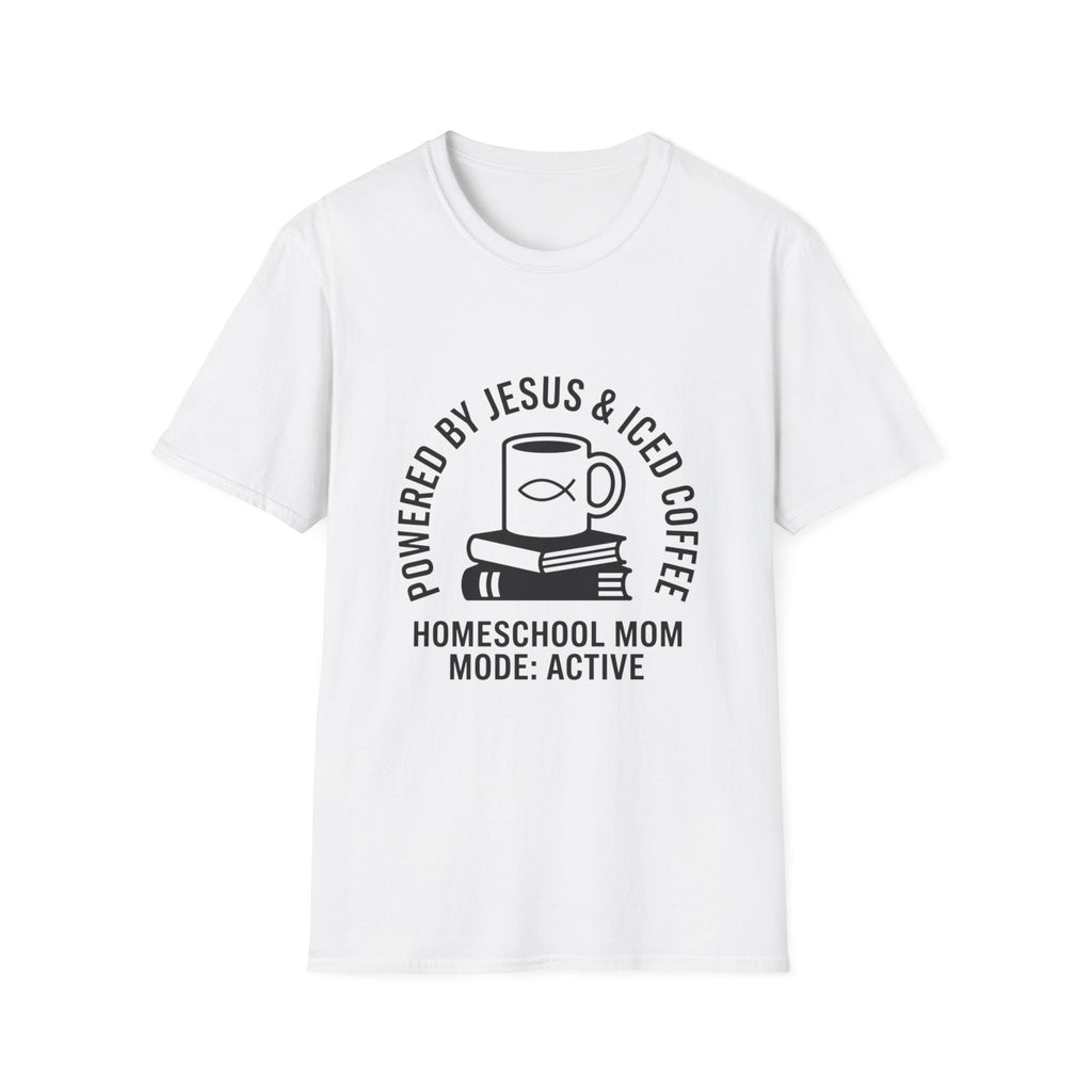 Powered By Jesus and Iced Coffee T-Shirt