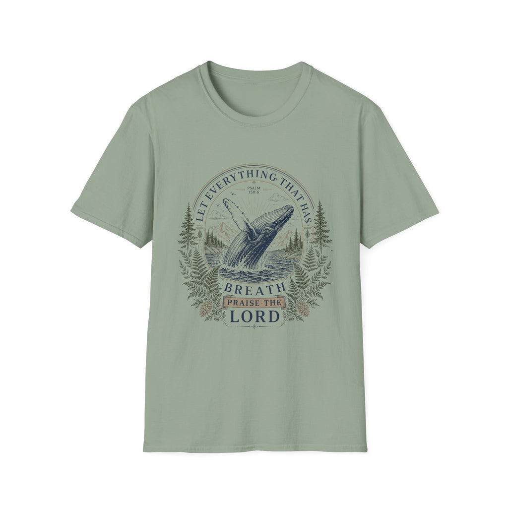 Let Everything that has Breath Prais the Lord Whale T-Shirt