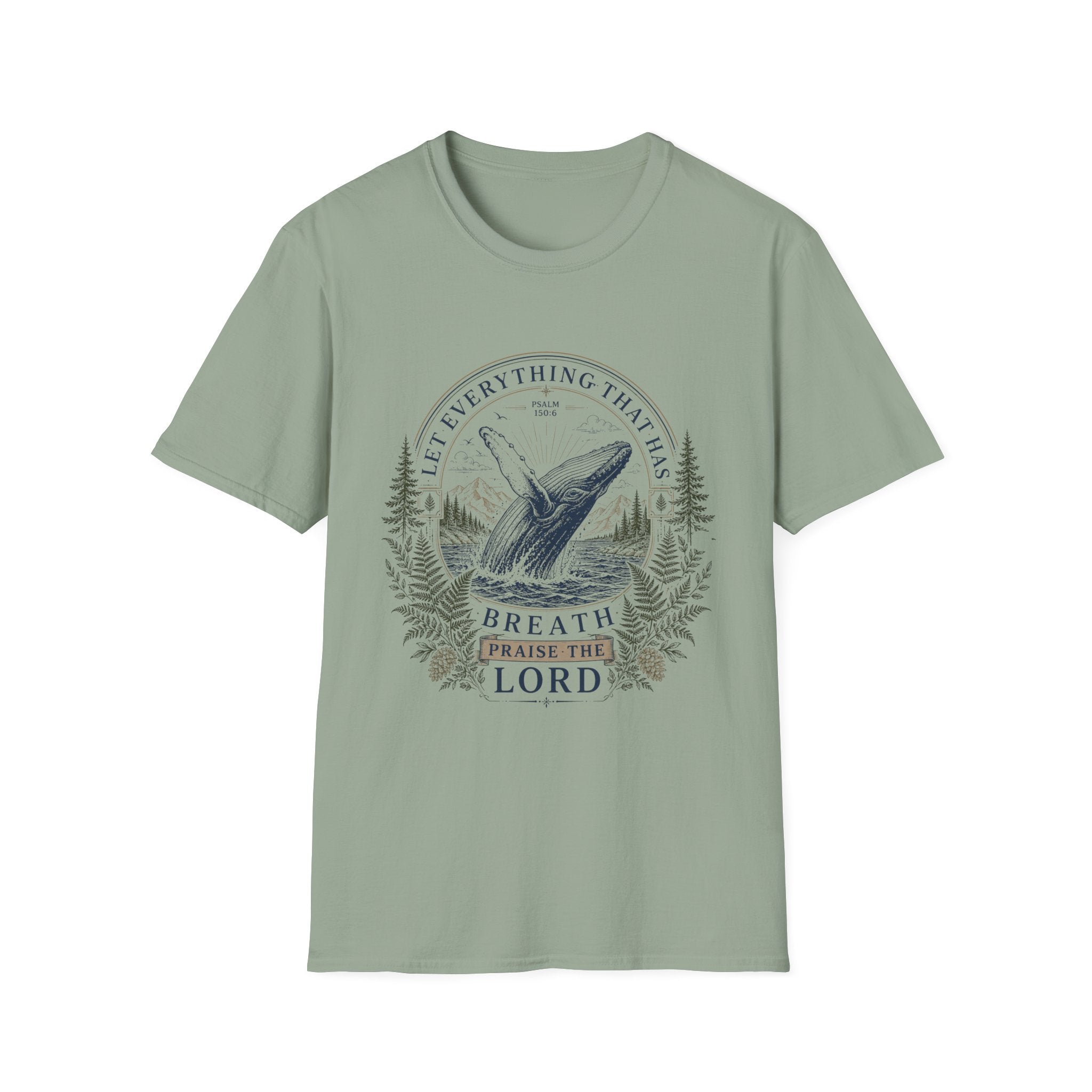Let Everything that has Breath Prais the Lord Whale T-Shirt