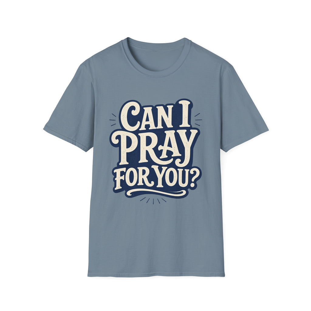 Can I Pray for You Bubble Letter T-Shirt