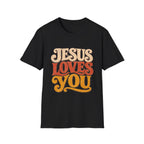 Jesus Loves You 70s T-Shirt