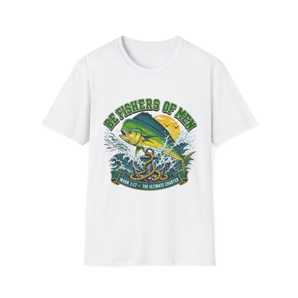 Mahi and Anchor Fisher of Men T-Shirt