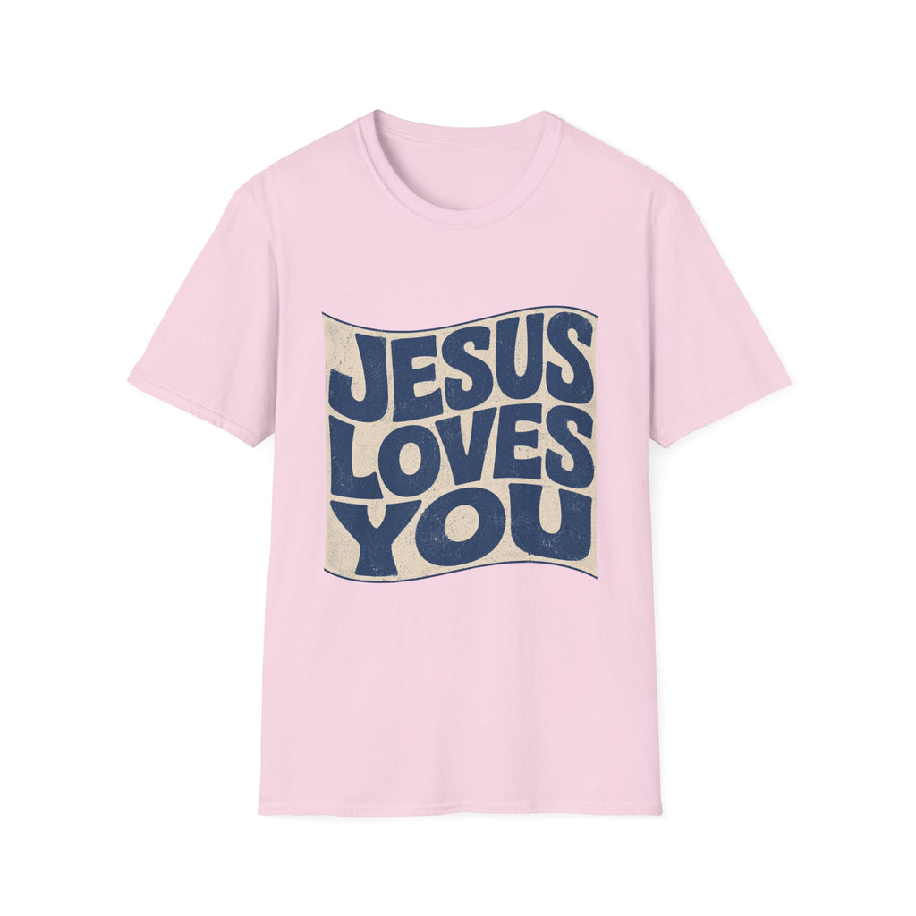 Jesus Loves You Wave T-Shirt